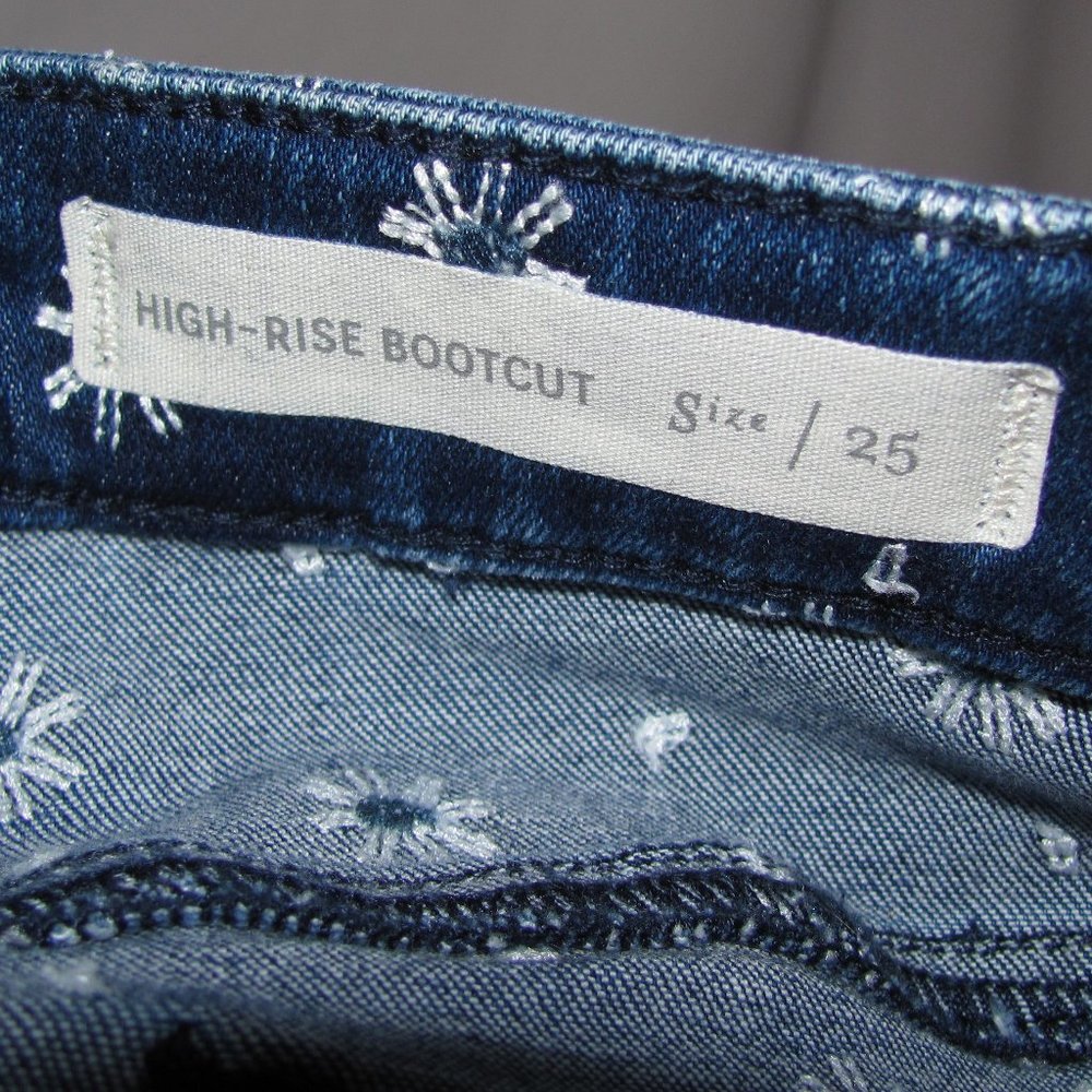 NWT Womens Anthropologie Pilcro & the Letterpress High Rise Bootcut Crop Jeans - Picture 12 of 14